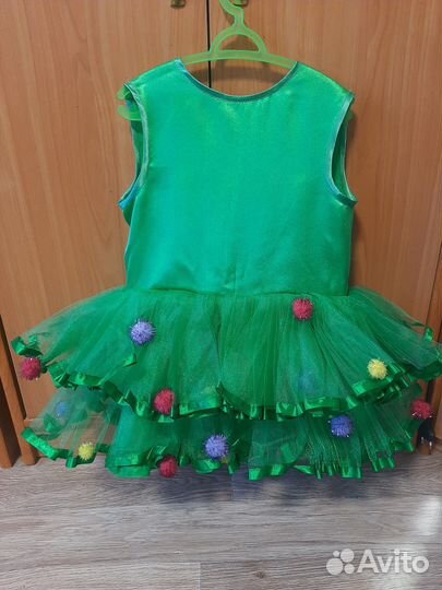 Новогоднее платье ёлочка