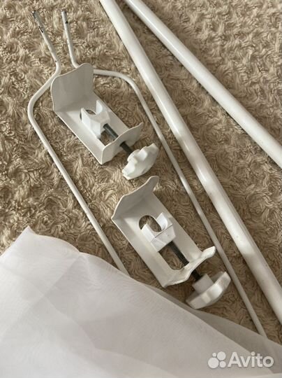 Баллахин на детскую кроватку с держателем