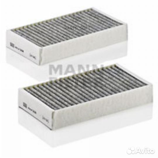 Mann-filter CUK2646-2 Фильтр салона угольныйк/кт 2