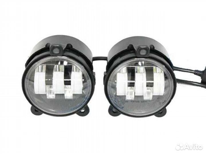 Противотуманные фары LED Приора 5 линз Новые