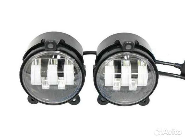 Противотуманные фары LED Приора 5 линз Новые