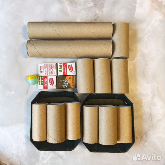 Втулки в наборе для поделок