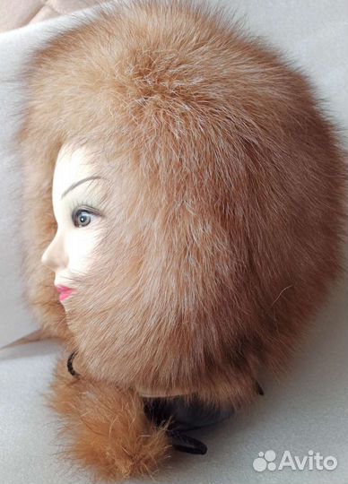 Шапка детская капор меховой