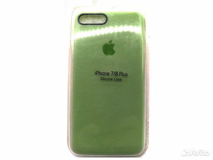 Чехол силиконовый для iPhone 7/8 Plus (Оливковый)
