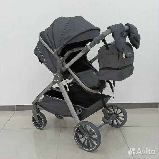 Детская коляска Luxmom v8 3в1 черный