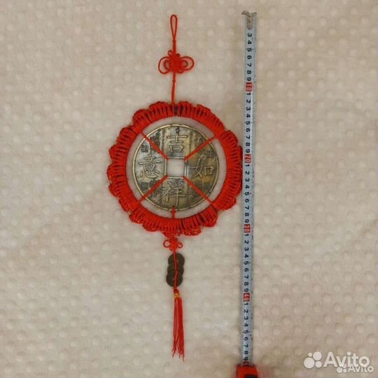 Монета феншуй большая китайская