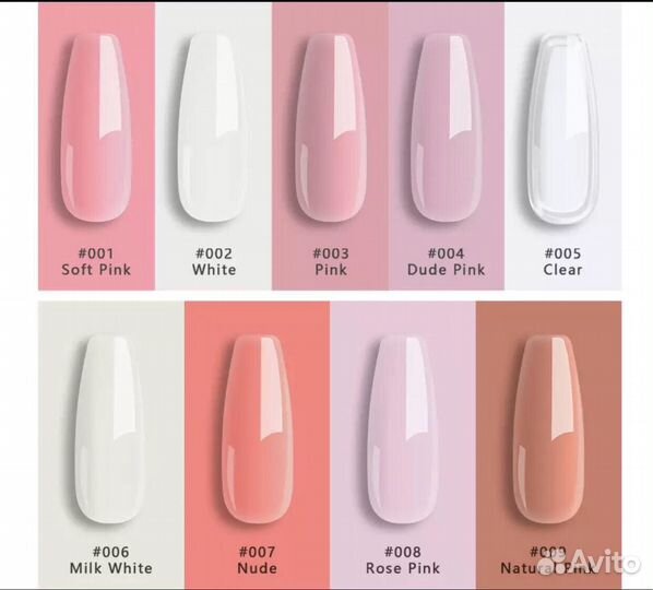 Набор для гель лака, полигель