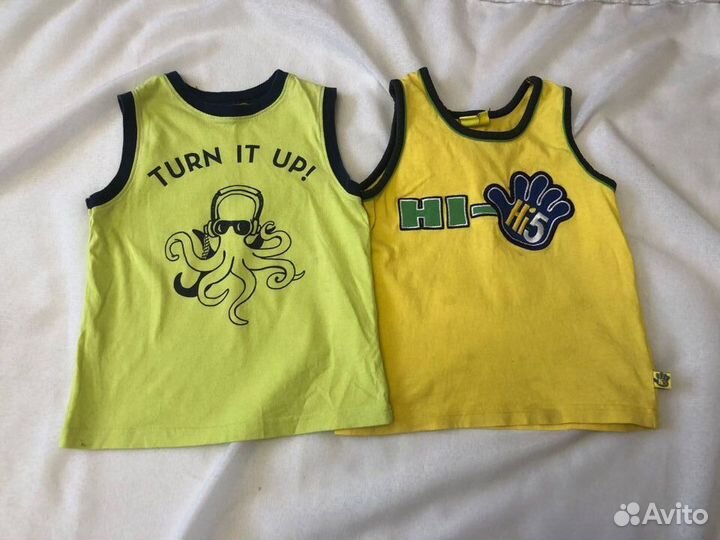 Детские вещи пакетом для мальчика 104 110