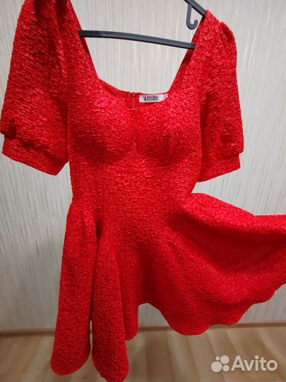 Вечернее платье 46 размера красное