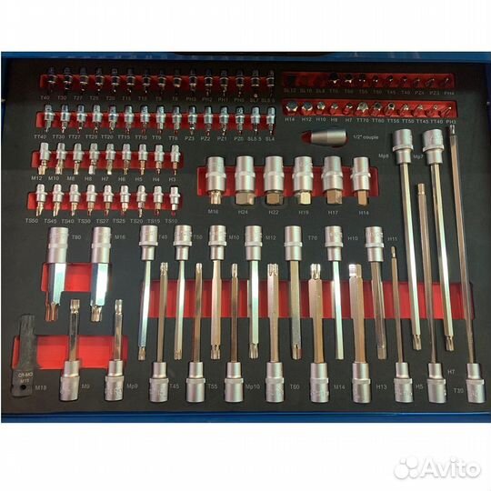 Тележка 7 ящиков с инструментом 277 предметов