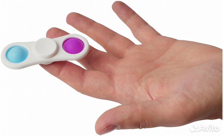 Спиннер Антистресс Simple Dimple 2 пупырки POP IT