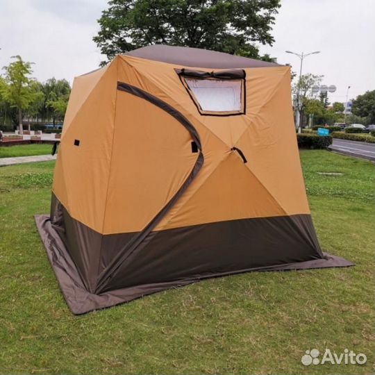 Зимняя палатка куб утепленная MIR-2019 240х240х220