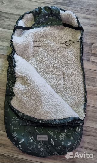 Зимний конверт в прогулочную коляску 105/57 см