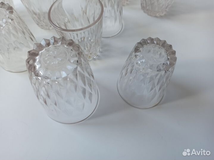 Стаканы, рюмки, солонка СССР