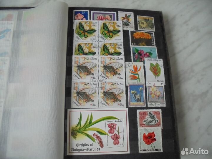 Марки в альбоме 