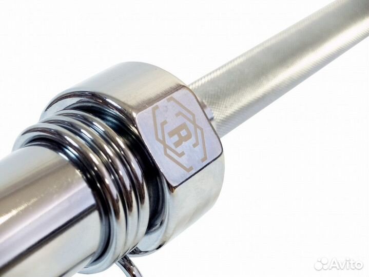 Гриф олимпийский прямой хромированный rebel 72