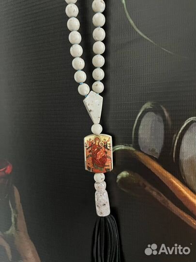 Четки-икона в машину ручной работы православные
