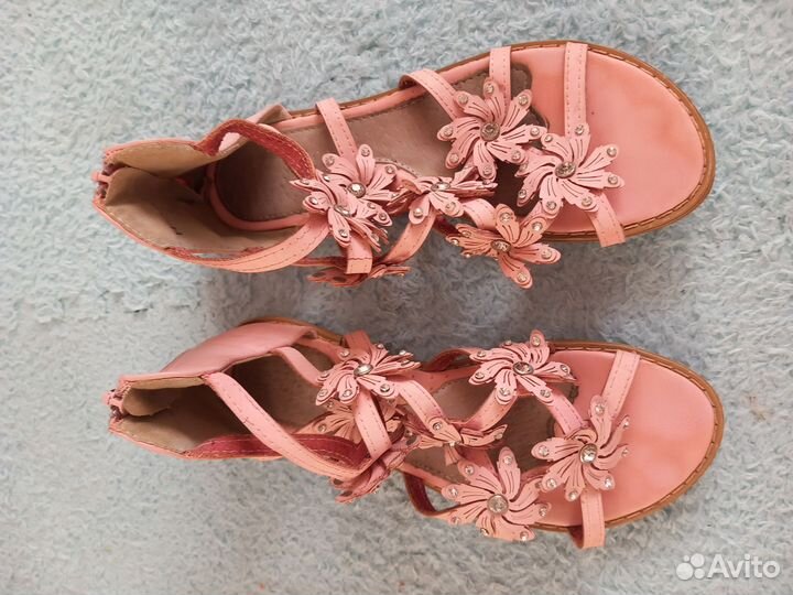 Сандалии для девочки 34 размер