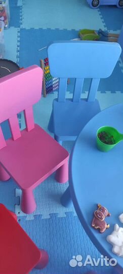 Детский стол и стул IKEA