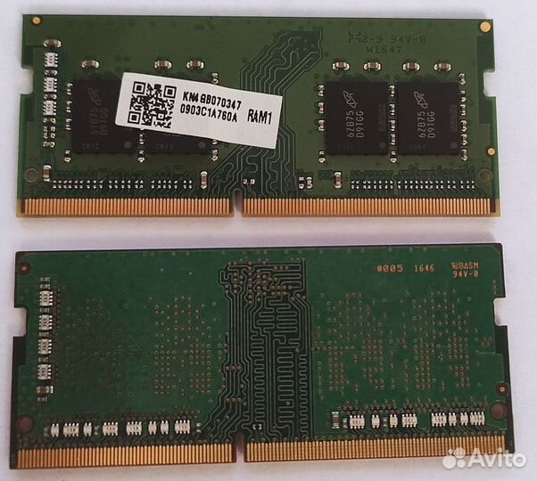 Оперативная память 4Gb, DDR4 sodimm