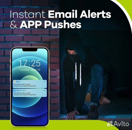 Комплект видеонаблюдения sannce 2mp