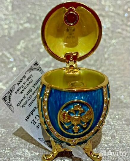 Императорское Яйцо Фаберже с жемчугом и Орлом