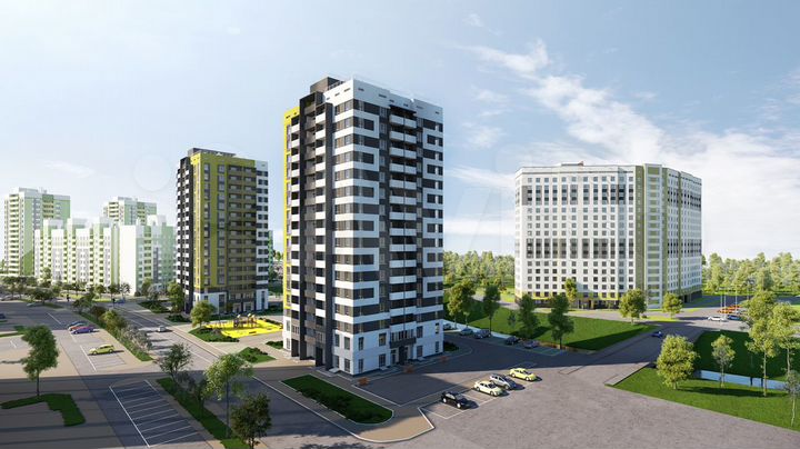 Квартира-студия, 33 м², 15/16 эт.