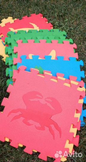 Развивающий коврик пазл детский