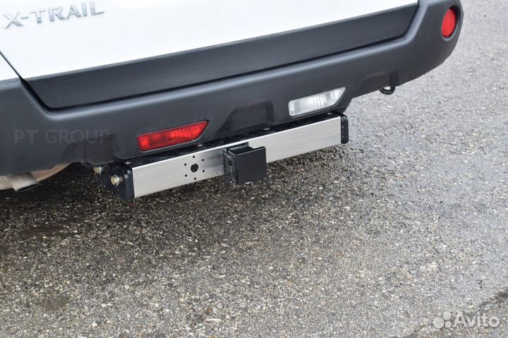 Фаркоп с накладкой из нерж. nissan X-Trail 2007-13