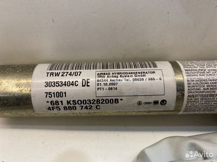 Подушка безопасности боковая правая Audi A6 C6 2.0