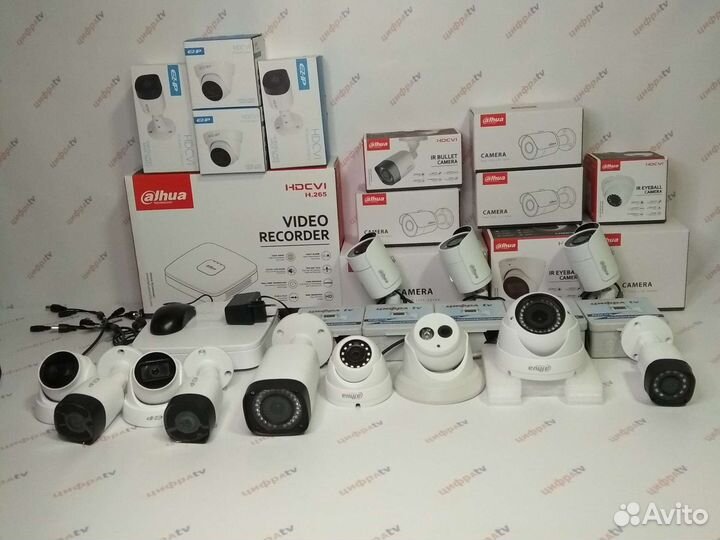 Видеонаблюдение 12 камер IP с микрофоном