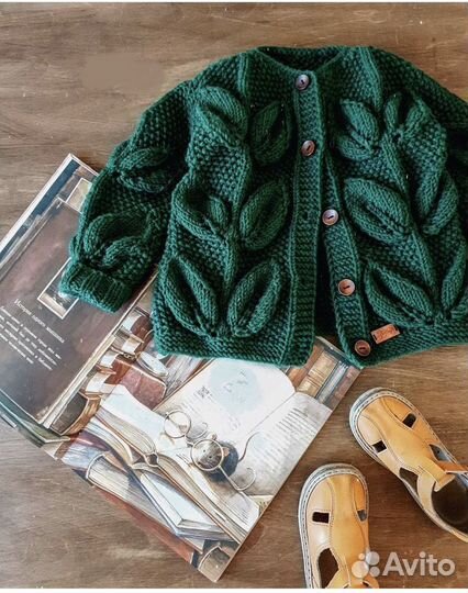 Кардиган шерстяной 92-98