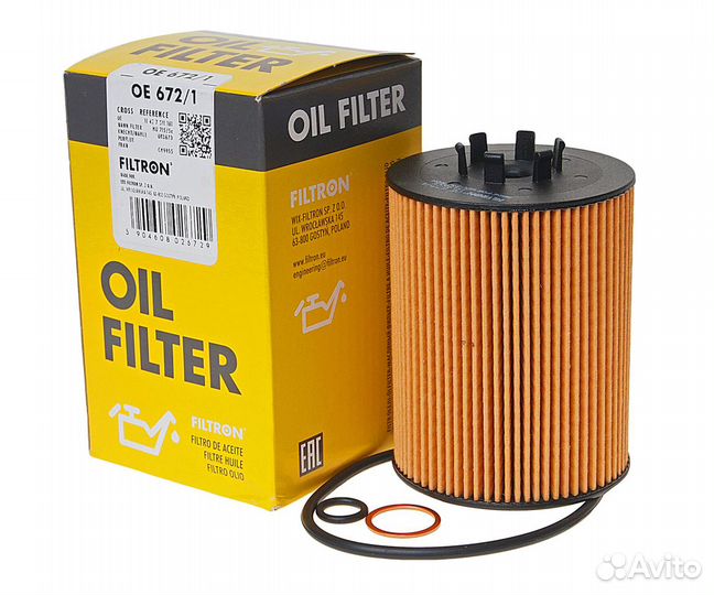 Фильтр масляный BMW 7 (E65,E66) filtron