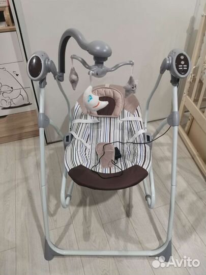 Детские электронные качели для новорожденных