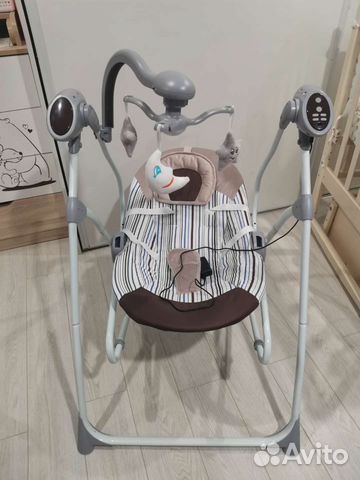 Детские электронные качели для новорожденных