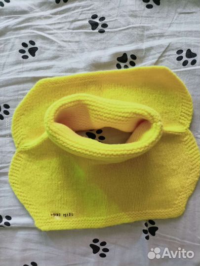 Комплект шапка манишка