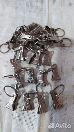 Кольца с зажимами для штор СССР