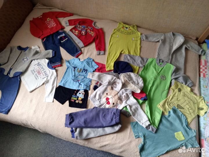 Детские вещи пакетом на мальчика 80