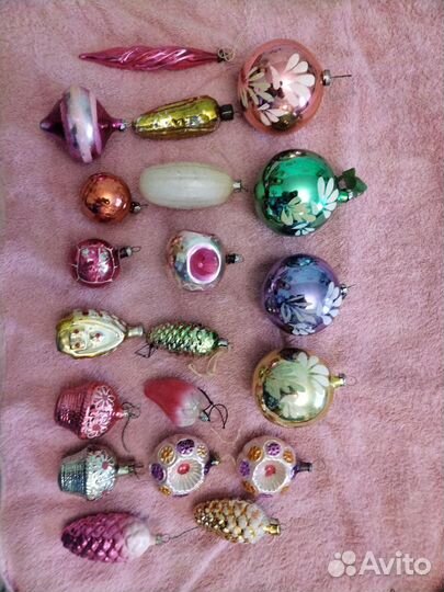 Елочные игрушки СССР одним лотом