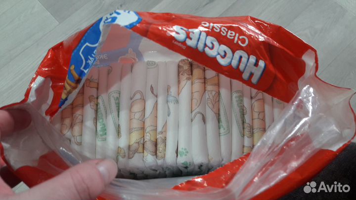 Подгузники huggies classic 5 11-25кг