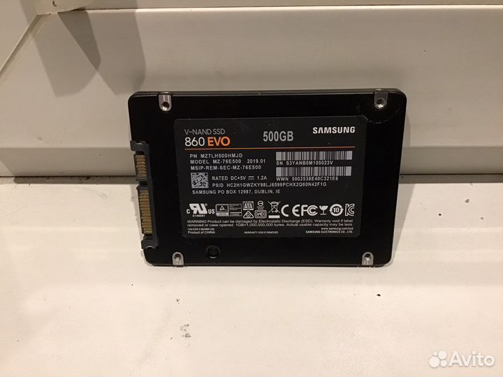 Ssd samsung 860 evo 500gb