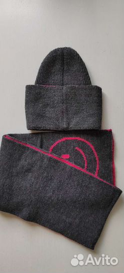 Комплект шапка и шарф для девочки крокид