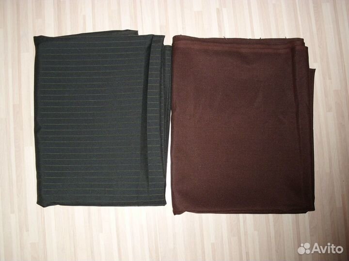 Отрезы ткани шерсть, хлопок