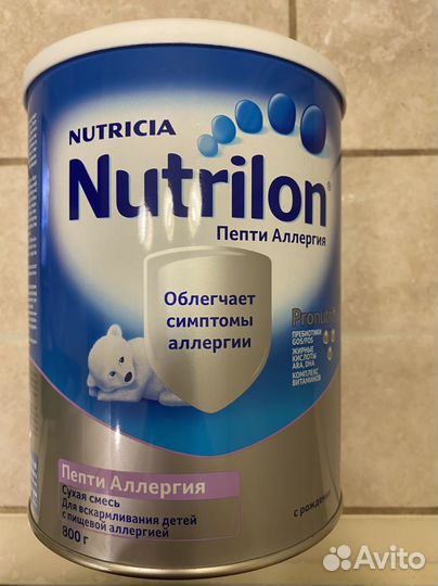 Nutrilon пепти аллергия 800 г