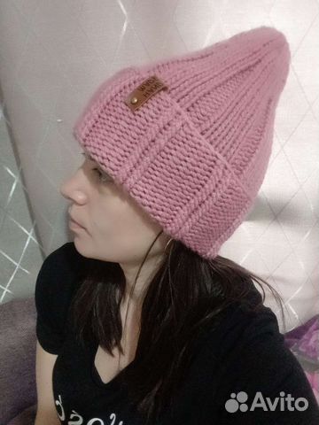Шапка женская вязаная