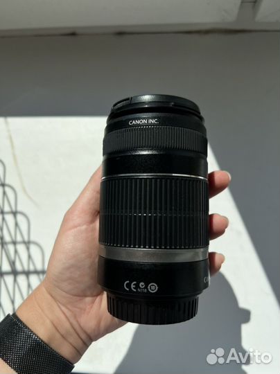 Объектив Canon EF-S 55-250 mm состояние нового