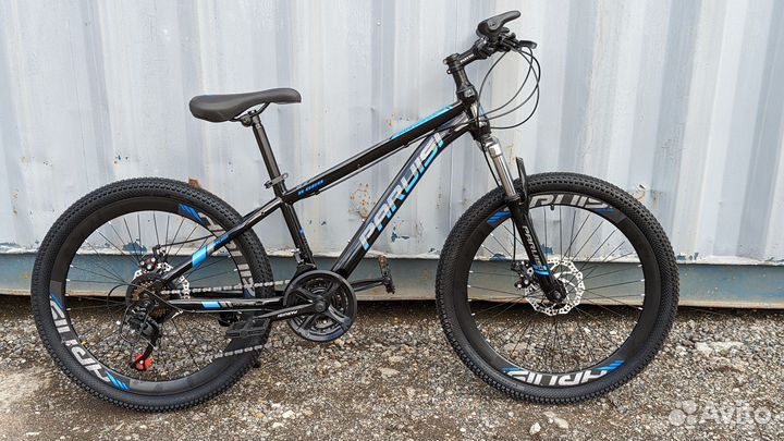 Велосипед новый горный скоростной подростковый 24r