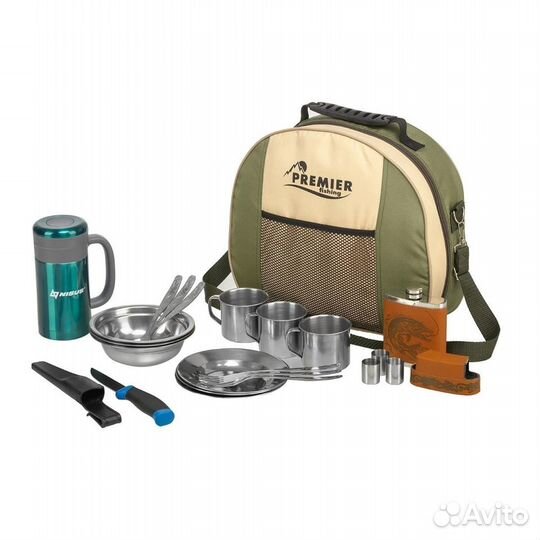 Кейс на 3п. с термос-кружкой Premier Fishing