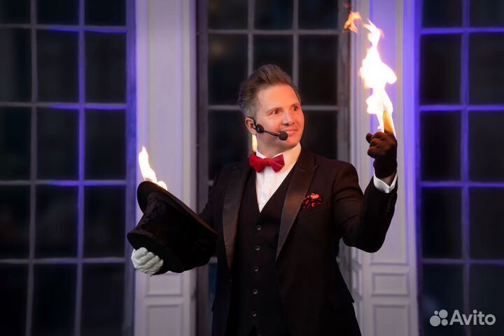 Фокусник-иллюзионист на свадьбу, юбилей, корпорат