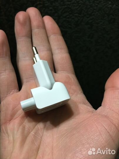 Переходник евро вилка для magsafe macbook iPad